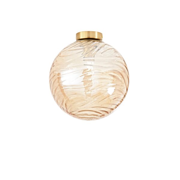 PLAFONIERA NEREIDE CHAMPAGNE 1XE27 30X30CM