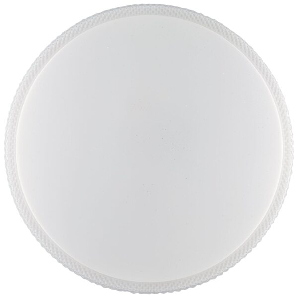 PLAFONIERA LED PIXEL TONDA BIANCA 66W 6540LM CCT DIMMERABILE WI-FI CON TELECOMANDO 76,5X10X76,5CM