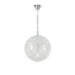 SOSPENSIONE PLANET CROMO 5XG9 35X35X120CM