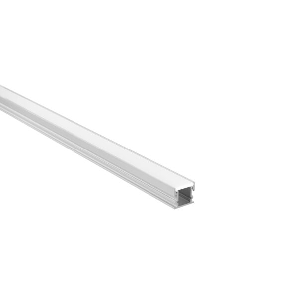 PROFILO DRIVEWAY CARRABILE ALLUMINIO CON TAPPI E STAFFETTE INCLUSI 200X2,16X1,9CM