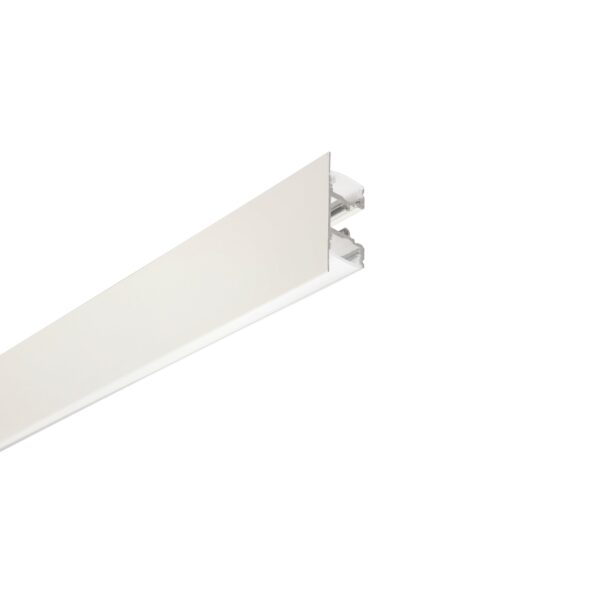 PROFILO DUAL BIANCO CON TAPPI E STAFFETTE INCLUSI 200X1,25X4,9CM