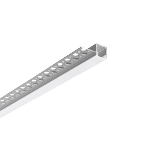 PROFILO EDGE ALLUMINIO PER CARTONGESSO CON TAPPI INCLUSI 200X3,5X1,49CM