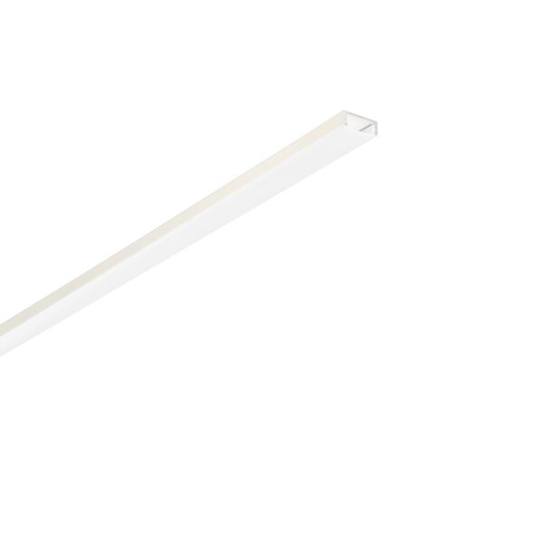 PROFILO MILANO ALLUMINIO/OPALE CON TAPPI E STAFFETTE INCLUSI 200X1,5X0,6CM