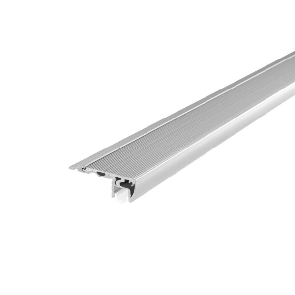 PROFILO STEPWAY ALLUMINIO PER GRADINI CON BATTENTE INCLUSO 200X5,9X2CM