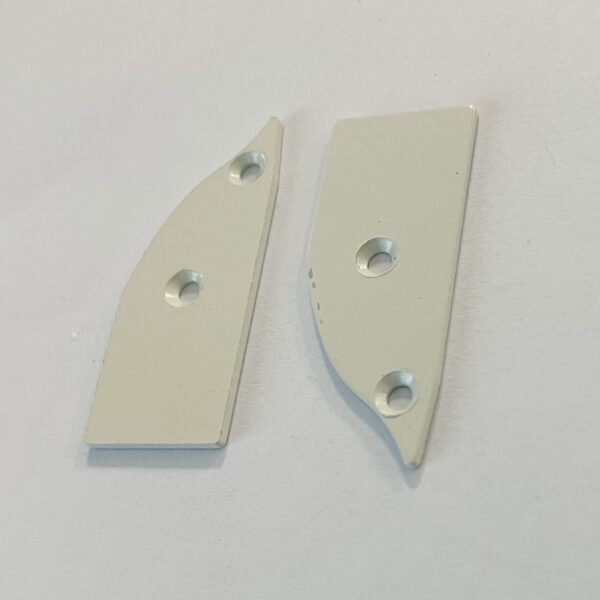 PROFILO VEIL BIANCO CON TAPPI E STAFFETTE INCLUSI 200X1,25X4,2CM