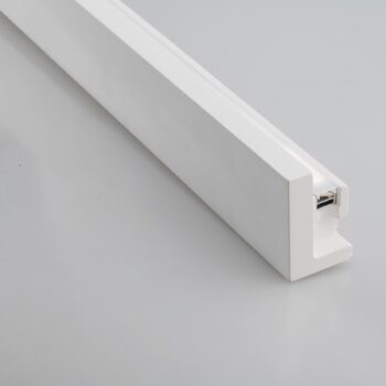 PROFILO MONO BIANCO PER LED A EMISSIONE SINGOLA CON DIFFUSORE 100X4X6,5CM