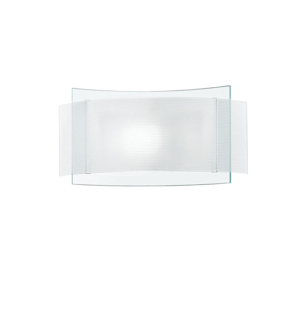 APPLIQUE RIGHE BIANCA 1XE27 33X8X16,5CM