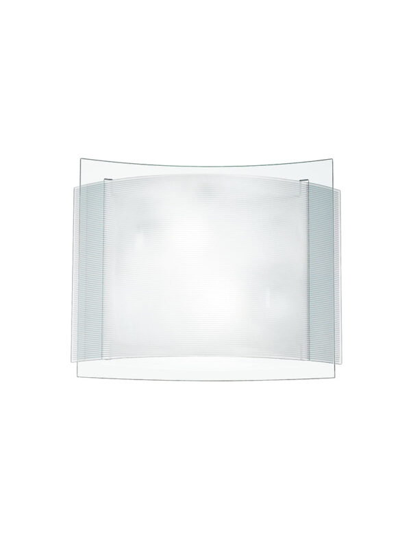 PLAFONIERA RIGHE BIANCA 3XE27 38X7,5X35CM