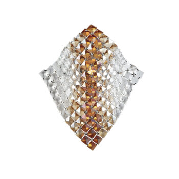 APPLIQUE RUMBA TRASPARENTI/AMBRA 1XG9 25X14X29CM