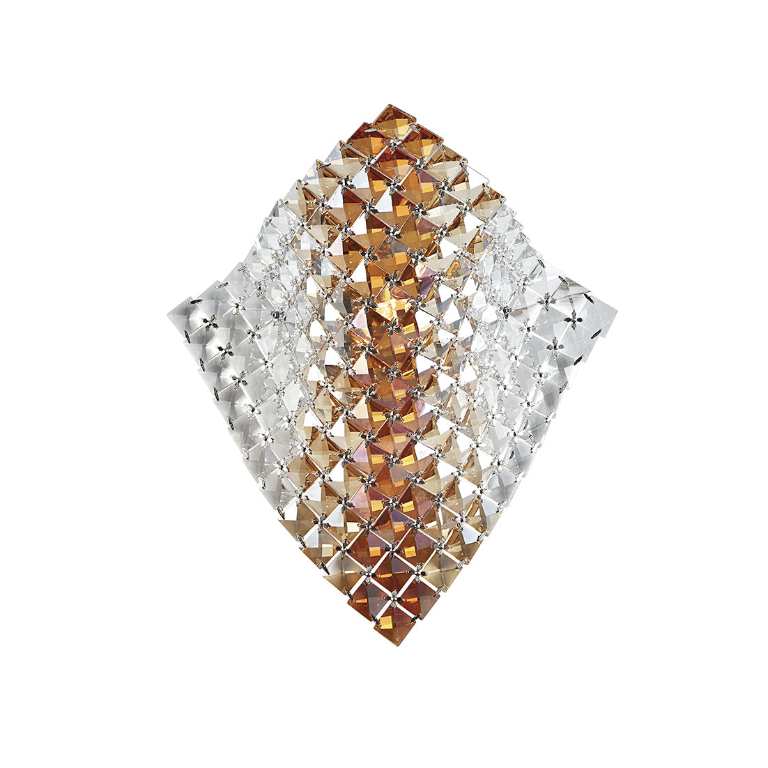 APPLIQUE RUMBA TRASPARENTI/AMBRA 1XG9 25X14X29CM