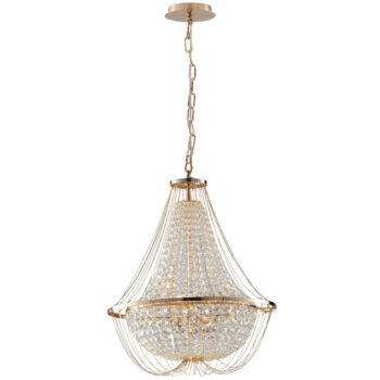 SOSPENSIONE VIENNA ORO 6XE14 60X120CM