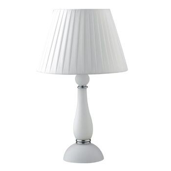 LUME ALFIERE BIANCO/CROMO 1XE14 32X54CM