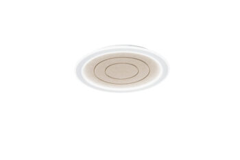 PLAFONIERA AUX BEIGE TONDA IN PMMA 40W CCT 3000/4000/6500K 60X5.5CM