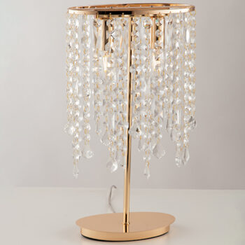 LUMETTO BREEZE ORO 2XE14 25,5X25,5X44,5CM