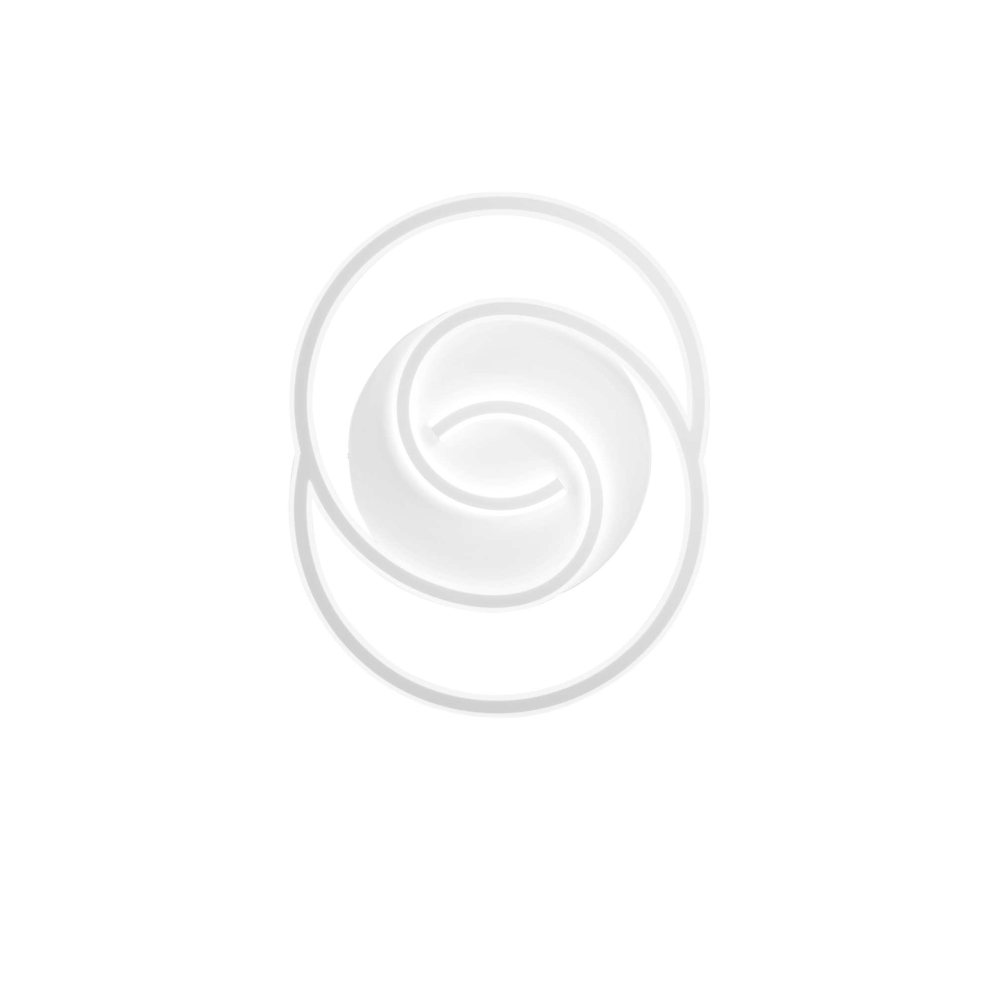 PLAFONIERA LED CAYMAN OVALE BIANCA 40W 5440LM CCT 48X60X6CM