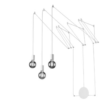 PLAFONIERA HABITAT BIANCA 3XE27 500CM