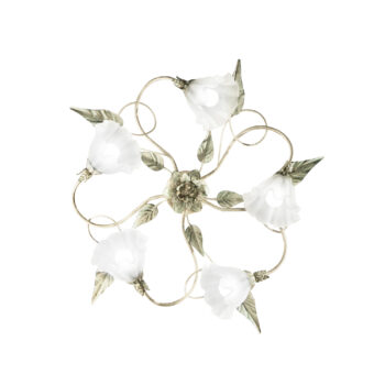 PLAFONIERA ISOTTA AVORIO 5XE14 68X20CM