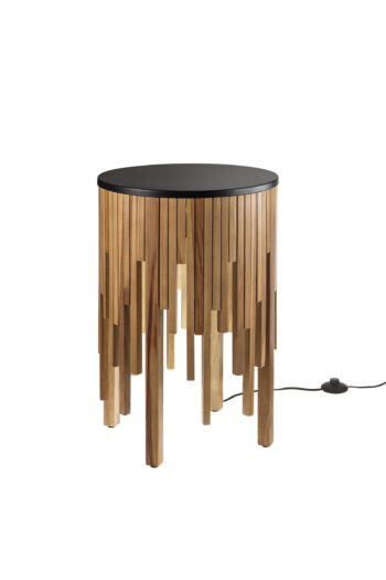 LUME-PIANTANA/TAVOLO KENGO ILLUMINATO A LED 40X40X60CM