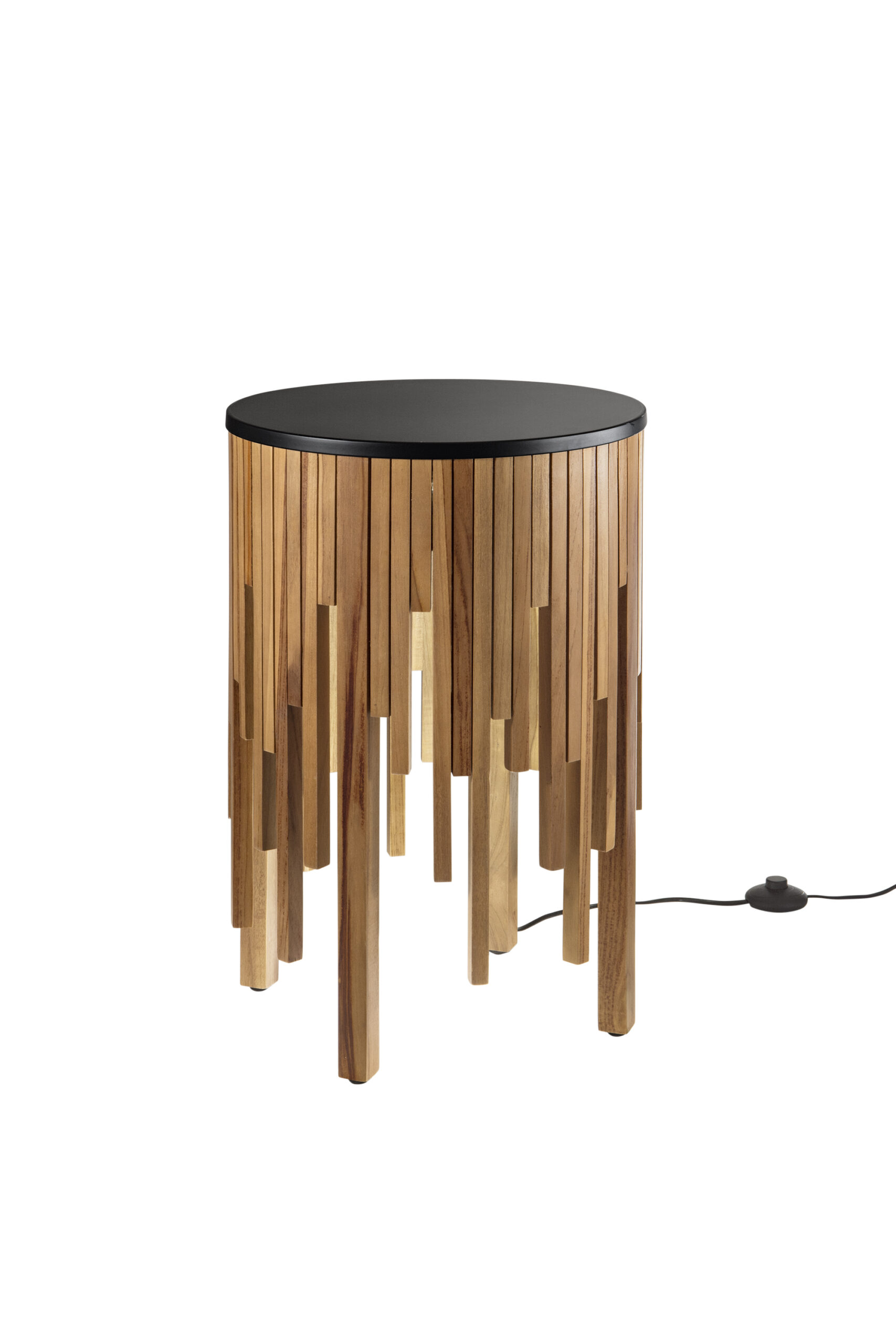 LUME-PIANTANA/TAVOLO KENGO ILLUMINATO A LED 40X40X60CM