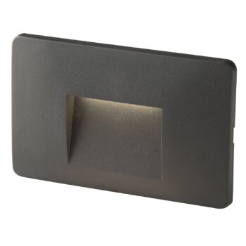 SEGNAPASSI A INCASSO LED BREEN ANTRACITE 3W 290LM CCT IP65 13X1X8,5CM