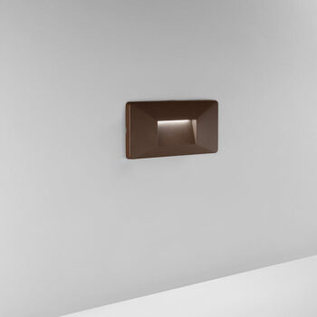 SEGNAPASSI A INCASSO LED BREEN BRONZO 4W 380LM CCT IP65 19X1X9CM