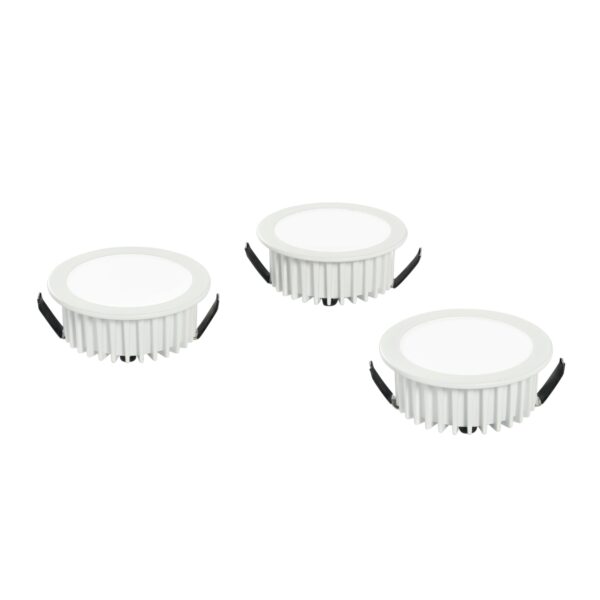 INCASSO LED FUSION BIANCO 3X5W 1200LM 4000K 7X3,2CM