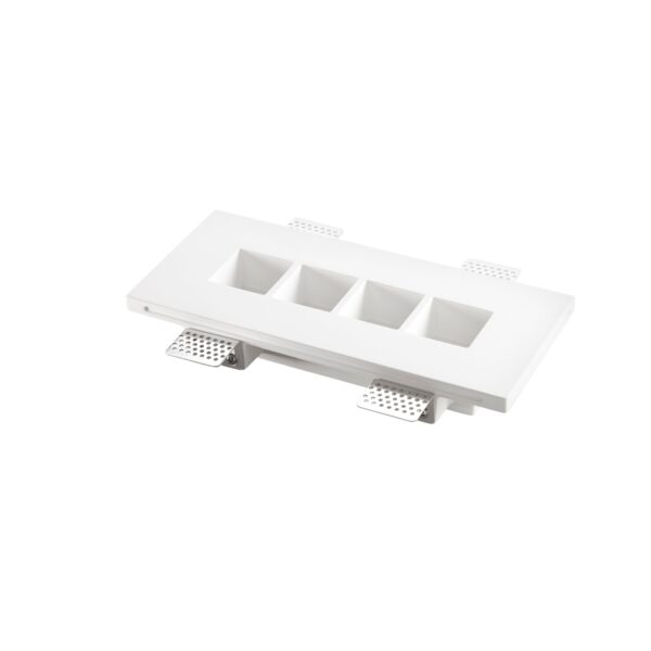 INCASSO HIVE BIANCO 4XGU10 MINI 27X12X4,5CM