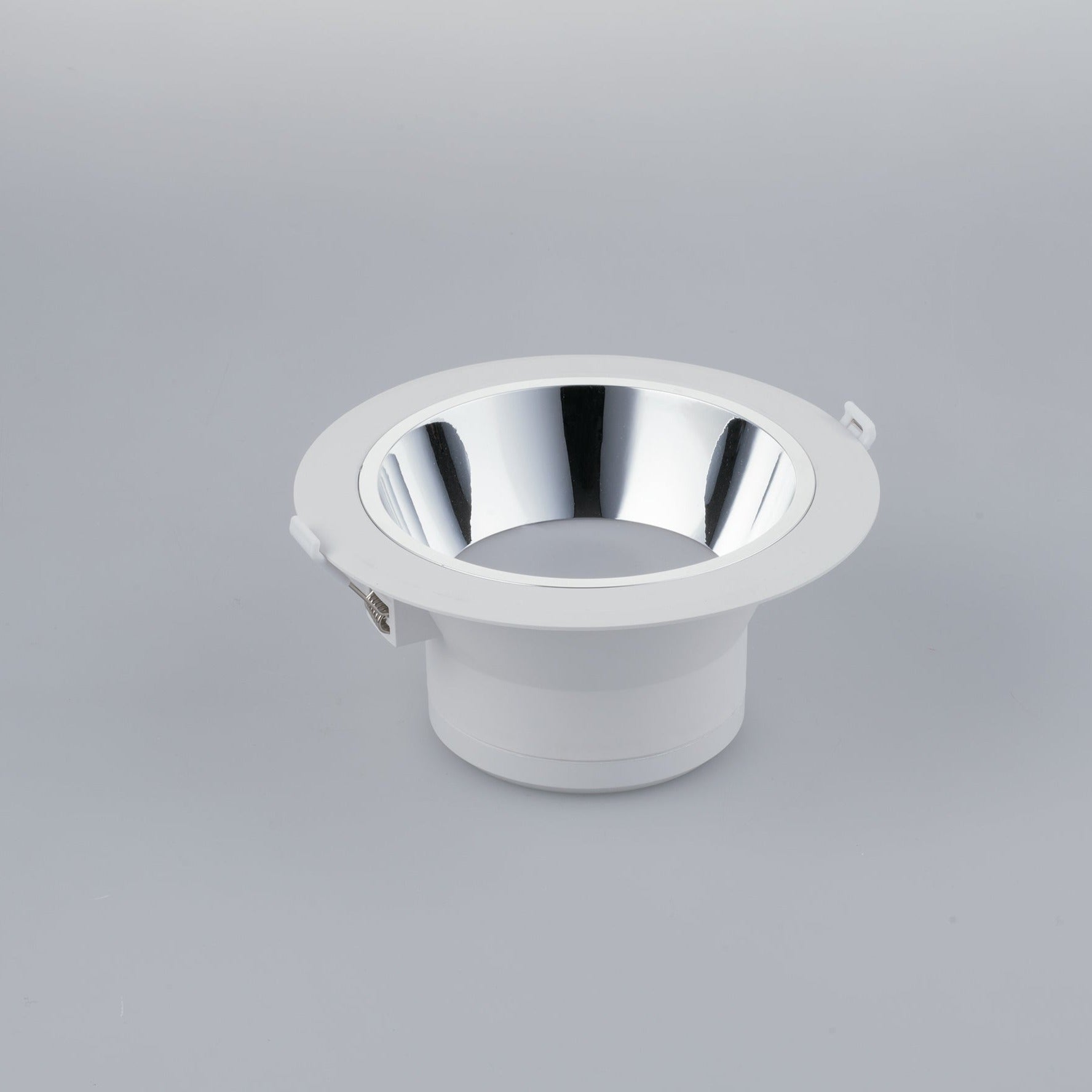 INCASSO LED MACK BIANCO E CROMO 20W 2500LM 4000K 19X9,1CM