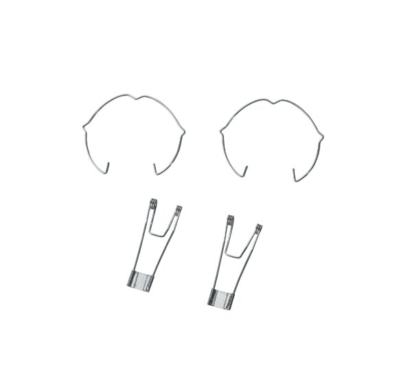 KIT 2PZ MOLLE INCASSO MURO E 2PZ MOLLE INCASSO LAMPADINA GU10