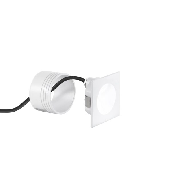 SEGNAPASSI LED ONYX BIANCO QUADRATO 2W 420LM 4000K IP54 7,4X7,4X4,8CM