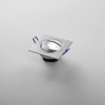 INCASSO LED ORIONE NIKEL QUADRATO 7W 650LM 4000K 9X9X5,7CM