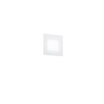 SEGNAPASSI A INCASSO LED SLAB BIANCO QUADRATO 3W 440LM CCT IP65 11X4,5X8,5CM