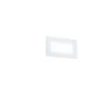 SEGNAPASSI A INCASSO LED SLAB BIANCO RETTANGOLARE 5W 730LM CCT IP65 18X4,5X8CM