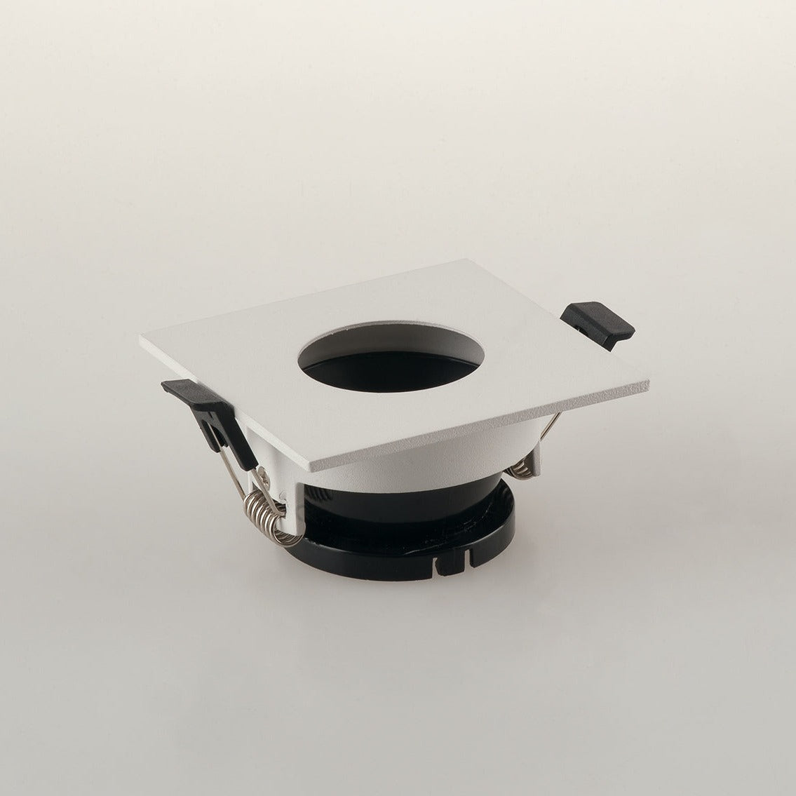 FARETTO A INCASSO STENOS ORIENTABILE BIANCO QUADRATO FORO TONDO 8,5X8,5X4,2CM