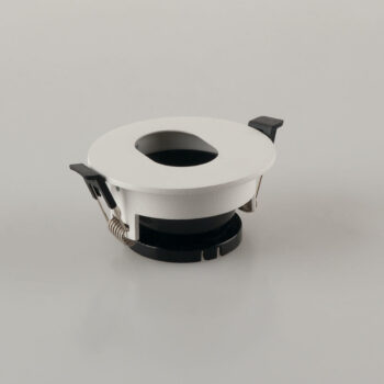 FARETTO A INCASSO STENOS ORIENTABILE BIANCO TONDO FORO OVALE 8,5X4,2CM