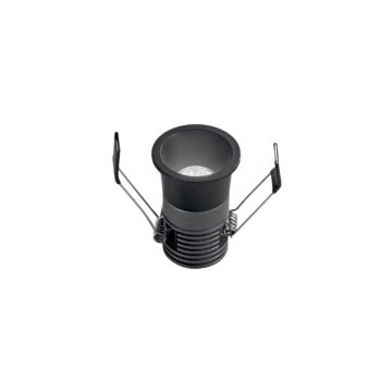 INCASSO DOT R5DA NERO TONDO 5W 600LM CCT 4X5,5CM