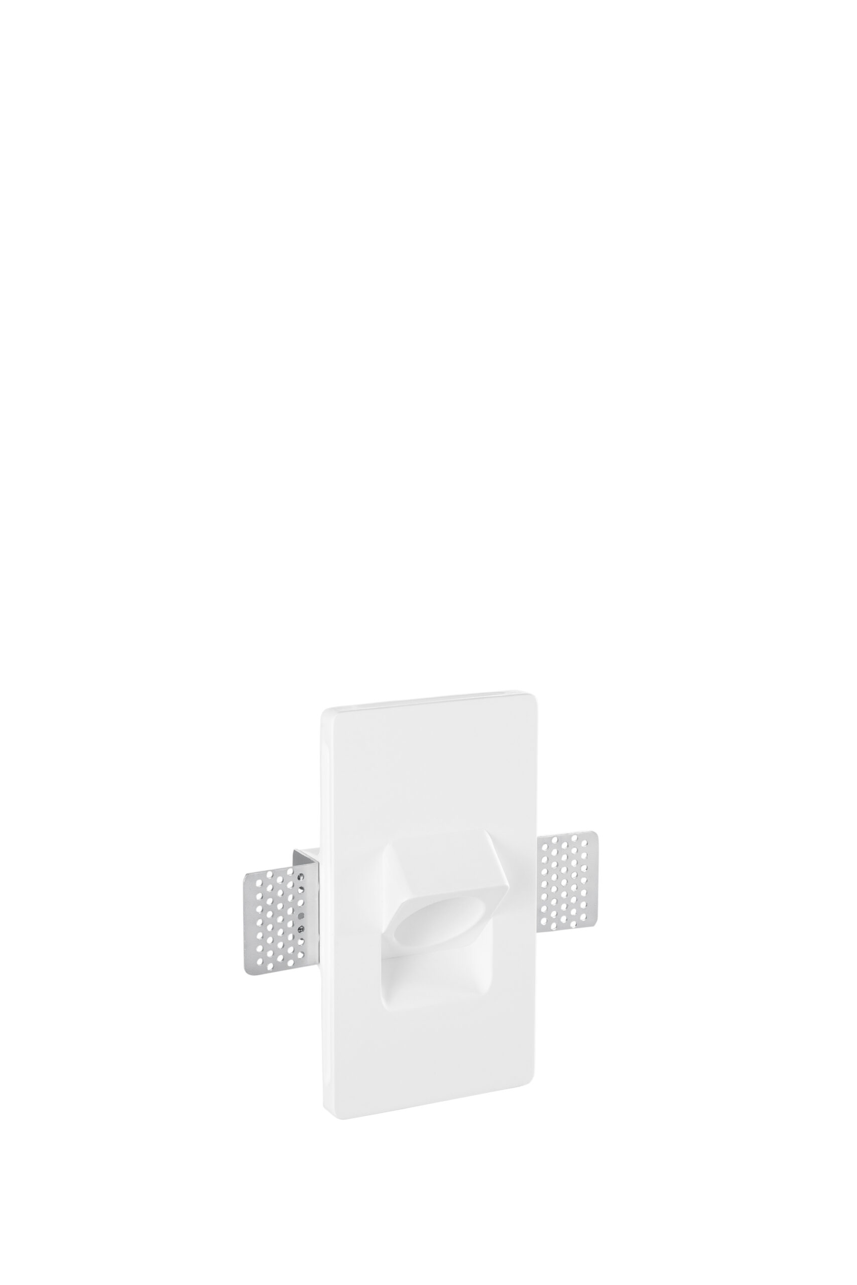 INCASSO ESTRO QUADRATO IN GESSO 1XMINI GU10 160X90X67MM