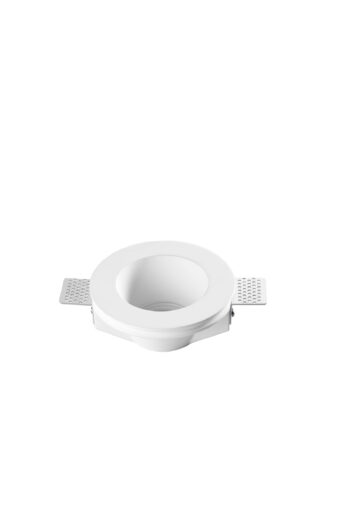 INCASSO GHOST TONDO IN GESSO 1XGU10 D130X55MM