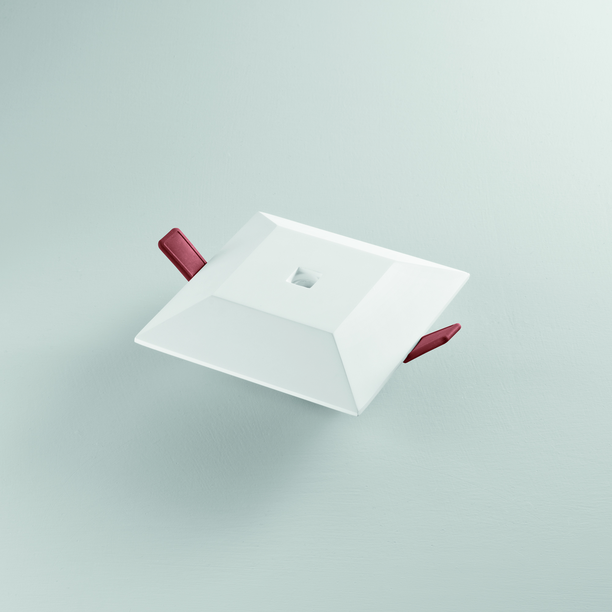 INCASSO LED HALL IN GESSO BIANCO QUADRATO 5W 530LM 3000K DR. INCL. 130X130MM