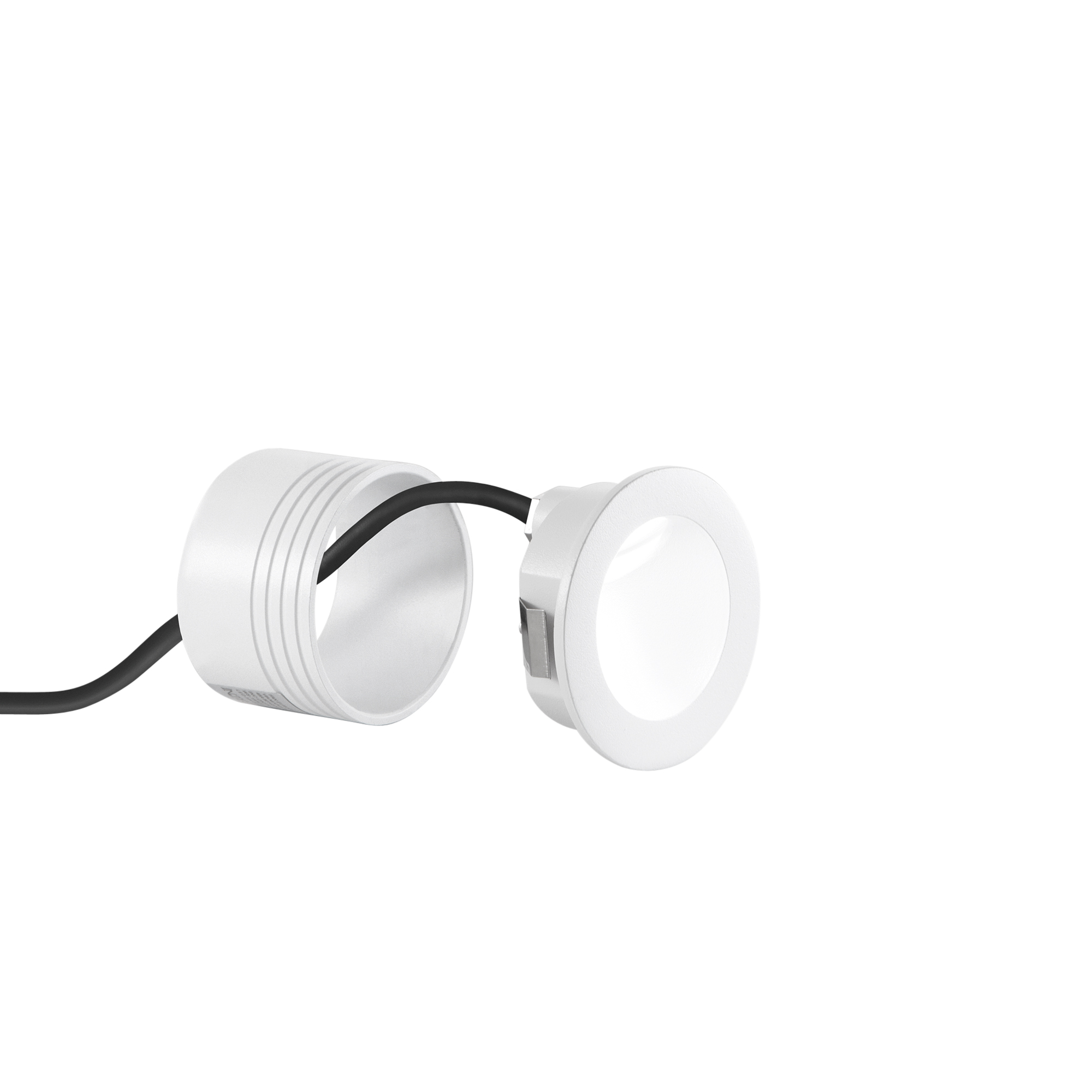 SEGNAPASSI LED ONYX BIANCO TONDO 2W 420LM 3000K IP54 7,4X4,8CM