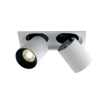 INCASSO LED OUTSIDER BIANCO 2X15W 2750LM 3000K 18,4X18,4X10CM