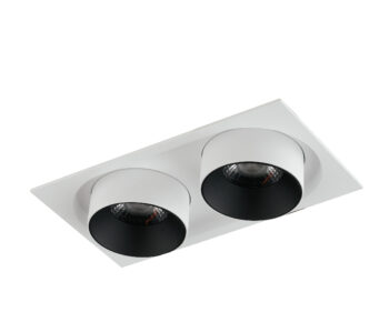 INCASSO LED OUTSIDER BIANCO 2X15W 2750LM 4000K 18,4X18,4X10CM