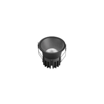 INCASSO LED QUARK R12DA NERO TONDO 12W 1480LM CCT 8,5X8CM