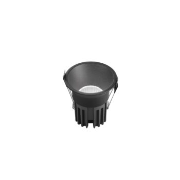 INCASSO QUARK R18DA NERO TONDO 18W 18W 2350LT CCT 10X9,5CM