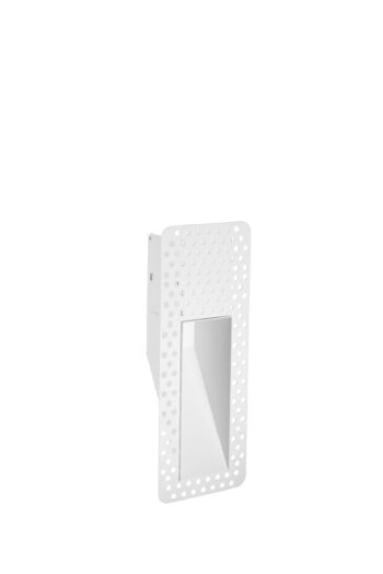 INCASSO YUREI BIANCO IN ACCIAIO E ALLUMINIO 238X91X61MM