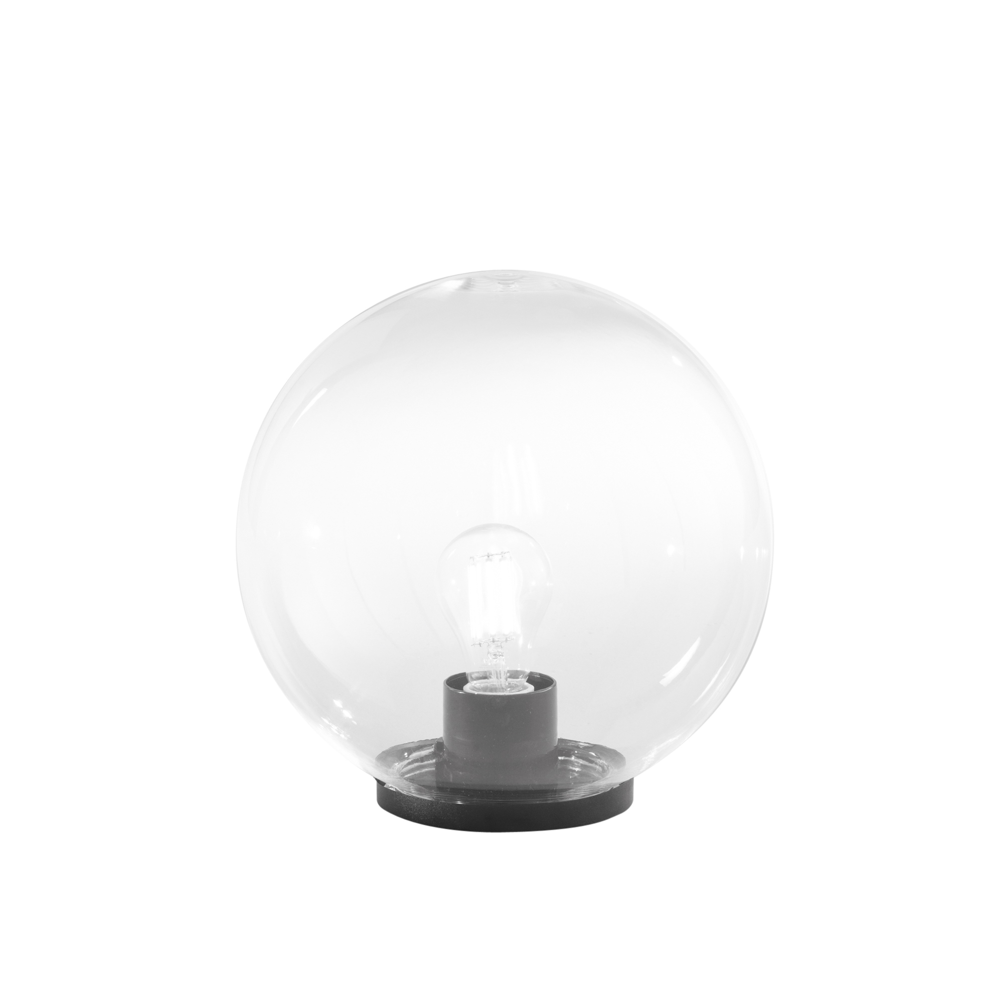 LUMETTO POLLY TRASPARENTE 1XE27 IP44 30X31CM