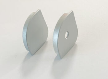 KIT 2 TAPPI PER PROFILO IONIK SILVER