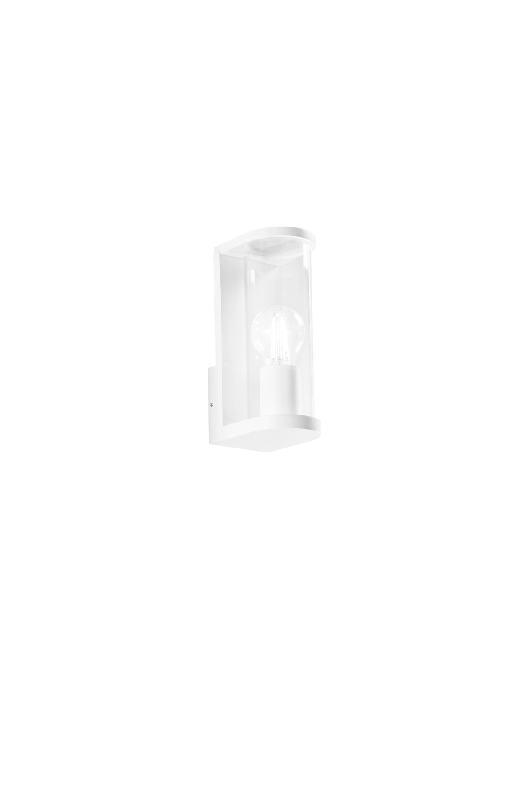 APPLIQUE ROSEN BIANCO IN ALLUMINIO+VETRO 1XE27 IP44 119X83X222MM