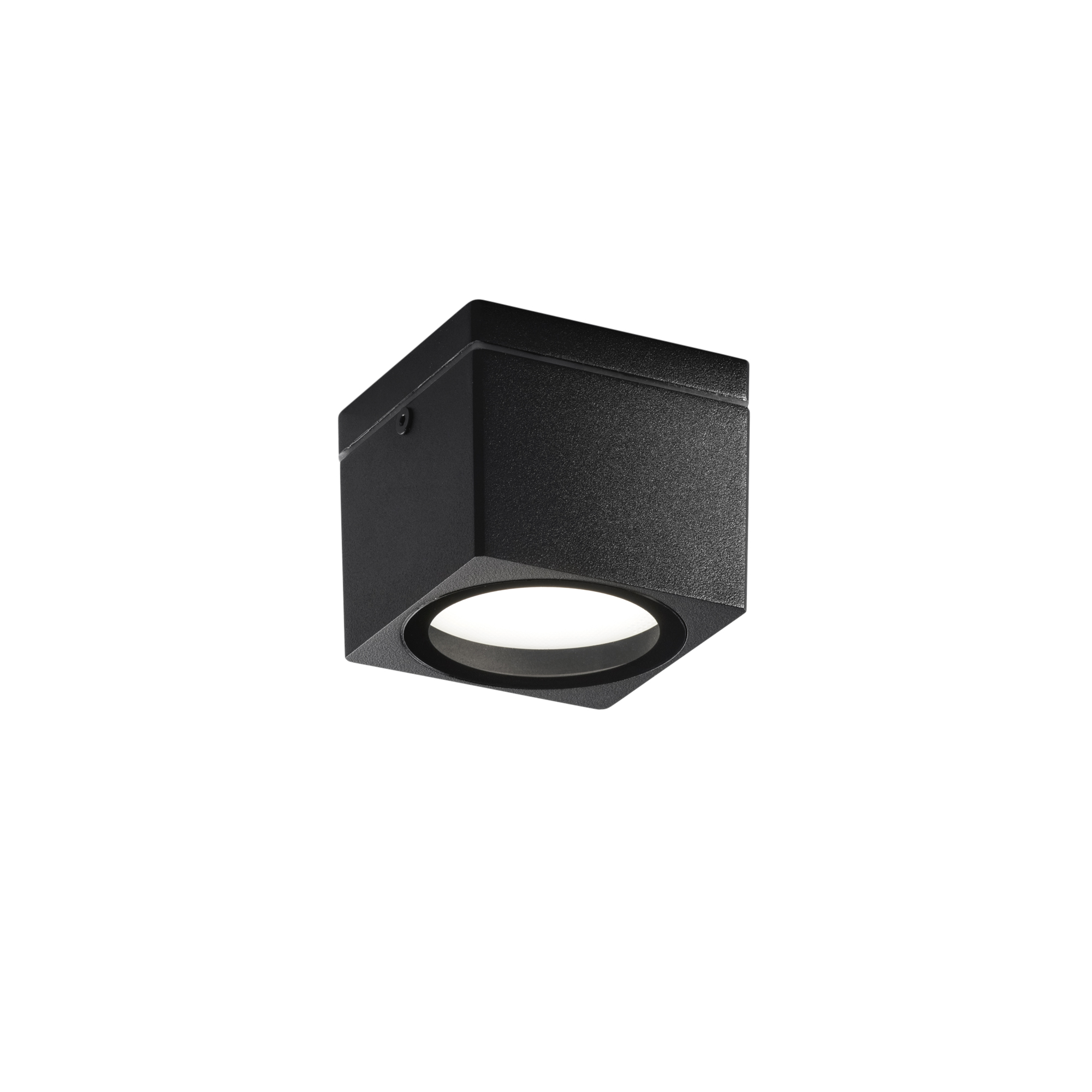 PLAFONIERA TOWER NERA QUADRATA 1XGX53 IP54 9X9X7,2CM