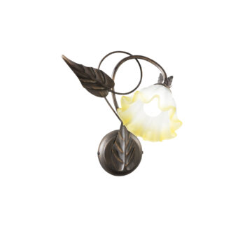 APPLIQUE TRISTANO MARRONE 1XE14 16X28X35CM